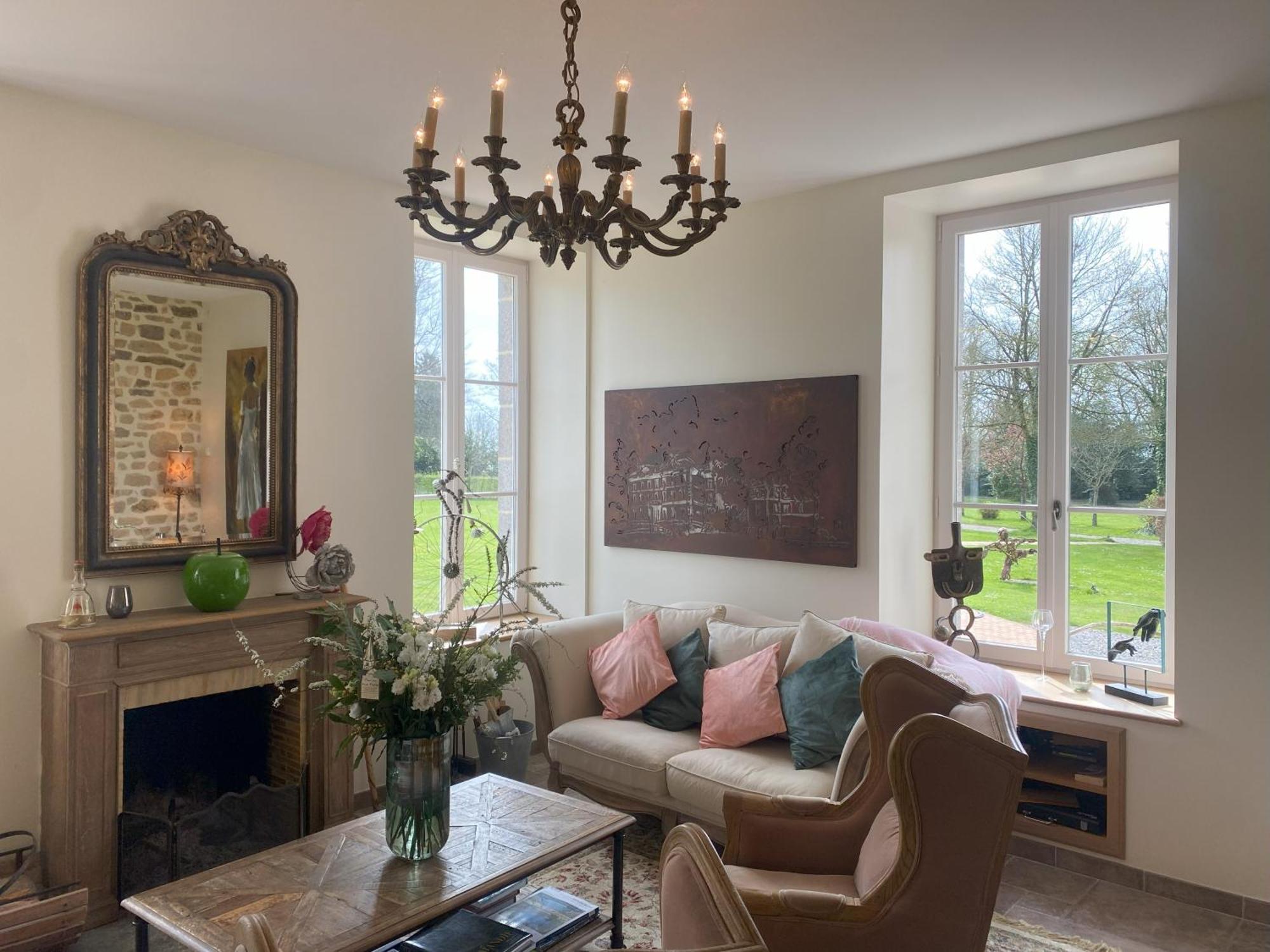 Au Chateau La Lucerne-dʼOutremer Exteriör bild